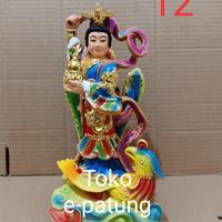 Gambar patung qiu tien niu niu /Jiu Tian Xuan Nü/ 九天玄女 -fiber 12 "-1 dari toko epatung undefined 1 Tokopedia