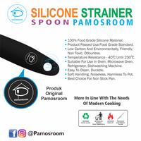 Gambar Pamosroom Spatula Sutil Saringan Mie Silikon 32cm Tahan Panas BPA FREE - Merah dari pamosroom undefined 5 Tokopedia