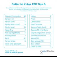 Gambar KOTAK P3K TIPE B + ISI KOMPLIT / BOX P3K dari MJ Safety undefined 2 Tokopedia