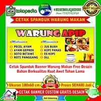 Gambar CETAK SPANDUK BANNER BALIHO JUALAN WARUNG MAKAN WARKOP WARTEG CUSTOM dari Cah Rantau undefined 1 Tokopedia