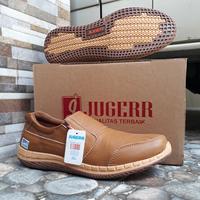 Gambar Sepatu casual slip on kulit asli Juger tan. - Tan, 39 dari Lalashoes Surabaya undefined 2 Tokopedia