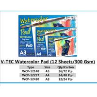Gambar V TEC Watercolor Pad A4 WCP-12297 dari M21 Stationery undefined 2 Tokopedia