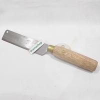 Gambar Pisau dapur steinless kotak lebar medium gagang kayu bulat murah dari dramashop. undefined 1 Tokopedia