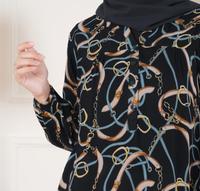 Gambar Blouse motif katun rayon - Azkia Black - M dari fathinbasic undefined 3 Tokopedia