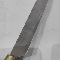 Gambar Pisau dapur steinless kotak lebar medium gagang kayu bulat murah dari dramashop. undefined 3 Tokopedia