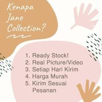 Gambar All Color Blouse Wanita Surabaya Crop Top Puff Crop Top Lengan Balon - Grey dari Jane Collection undefined 5 Tokopedia
