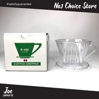 Gambar Alat Kopi PT 102 Trapesium Drip Acrylaic - Coffee Dripper T102 Trap dari Joe Supply Co undefined 1 Tokopedia