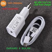 Gambar Charger Xiaomi Redmi 9 / Note 9 / Mi Note 10 Lite Fast Charging 18W dari pastioriginalasli undefined 1 Tokopedia