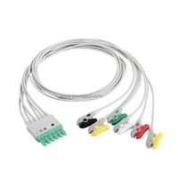 Gambar One Piece ECG EKG 16 pin to 6 pin Lead Drager / Siemens Clip dari Dirga Jaya Medika undefined 3 Tokopedia