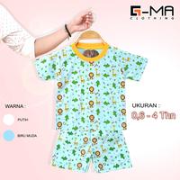 Gambar Kaos Setelan Anak 0,6 - 4 Tahun / Baju anak setelan - 6 Bln - 1 Tahun, Biru Muda dari G-MA Clothing undefined 3 Tokopedia