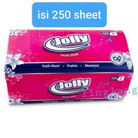Gambar Tisu Jolly ( 250 sheet ) 2ply tissue facial soft pack dari VINNY COLLECTION_NEW undefined 1 Tokopedia