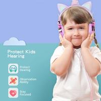 Gambar Headphone Headset Unicorn Mic Microphone Anak Belajar Pink Lucu Musik dari ACC Import Indonesia undefined 3 Tokopedia