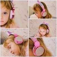 Gambar Headphone Headset Unicorn Mic Microphone Anak Belajar Pink Lucu Musik dari ACC Import Indonesia undefined 2 Tokopedia