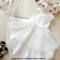 Gambar DRESS PESTA ANAK IMPORT BROKAT - Putih, 150 dari Blesskidshop undefined 2 Tokopedia