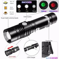 Gambar Sinter senter cas ces USB rechargeable torch flashlight XML-T6 10W - Tanpa Baterai dari Faiq Agif Shop undefined 2 Tokopedia
