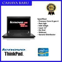 Gambar laptop lenovo thinkpad k2450 core i3 gen 4 ram 4gb hdd 320gb layar 12" dari cahaya playstation undefined 1 Tokopedia