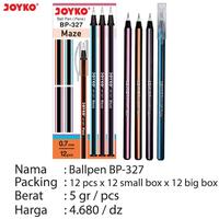 Gambar Ball Pen Pulpen Pena Joyko BP-327 Maze Black 0.7 mm 1 Box 12 Pcs dari -SPECIALIST STORE JAKARTA- undefined 1 Tokopedia