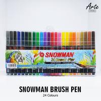 Gambar Snowman Brush Pen 24 Warna dari ARTE STORE ID undefined 1 Tokopedia