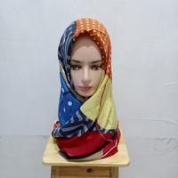 Gambar Jilbab Kerudung segi4 warna warni motif bebas - Abu Coklat dari Samara Home undefined 5 Tokopedia