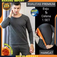 Gambar LongJohn Baju Pakaian Dalam Winter Musim Dingin Hangat Tebal Pria Cowo dari SENJA MARKET 02 undefined 1 Tokopedia