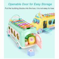 Gambar Baby Electric School Bus Music Car with Percussion Piano Match Block - TOSCA dari MultiGrosir2016 undefined 4 Tokopedia