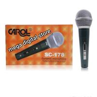 Gambar MIKROFON KABEL CAROL SC 178 KUALITAS OKE KARAOKE dari Megah Digital Store undefined 1 Tokopedia