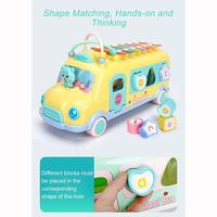 Gambar Baby Electric School Bus Music Car with Percussion Piano Match Block - TOSCA dari MultiGrosir2016 undefined 3 Tokopedia