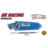 Gambar knalpot z250 ninja fi karbu r25 mt25 slip on REMUS KENALPOT RACING - pdk oval rainbo dari DK CARBON undefined 3 Tokopedia