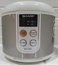 Gambar MAGIC COM DIGITAL SHARP / RICE COOKER 1.8 LIITER KS-T18TL SILVER MURAH dari GUDANGELEKTRONIKJAKARTA undefined 1 Tokopedia