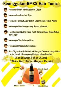 Gambar OBAT RAMBUT RONTOK PALING AMPUH & CEPAT TUMBUH ATASI RAMBUT BOTAK-BPOM dari Gerai Hamasah undefined 5 Tokopedia