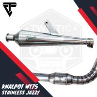 Gambar Knalpot Muffler Full System Stainless Trompet Jazzy Motor W175 Custom dari TWISTIC CUSTOM undefined 3 Tokopedia
