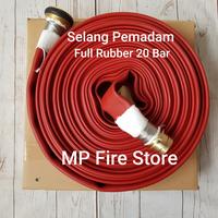 Gambar Fire Hose Rubber ZEKI 1.5 Inch x 30 Mtr 20K Selang Pemadam Karet Merah dari MP Fire Store undefined 2 Tokopedia