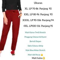 Gambar Celana Panjang Wanita, Jogger sweat pants - Hitam, XL dari NAT mode undefined 5 Tokopedia