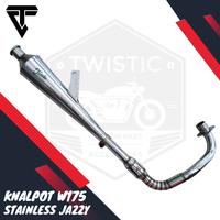 Gambar Knalpot Muffler Full System Stainless Trompet Jazzy Motor W175 Custom dari TWISTIC CUSTOM undefined 1 Tokopedia