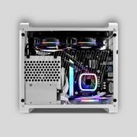 Gambar Metal Fish G5 Plus Tempered Glass Alumunium Premium Mini ITX PC Case dari TF Com undefined 4 Tokopedia