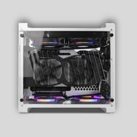 Gambar Metal Fish G5 Plus Tempered Glass Alumunium Premium Mini ITX PC Case dari TF Com undefined 3 Tokopedia