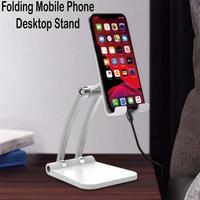 Gambar Q9 Holder Hp Full Stainless Folding Mobile Phone Desktop Stand - Putih dari IBimport undefined 1 Tokopedia