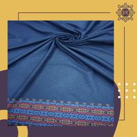 Gambar Kain Katun buat kemeja motif pinggiran warna gelap dan putih dari Vikrish Textile undefined 5 Tokopedia