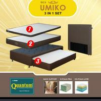 Gambar Quantum Umiko Mattress 120 x 200 cm Bonus topper Bed Set Sorong 3IN1 dari King's Plastic Houseware undefined 4 Tokopedia