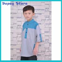 Gambar baju koko anak laki laki murah / baju muslim anak laki laki MUNTAZKID - Putih, M dari depay store undefined 2 Tokopedia