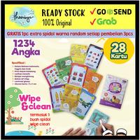 Gambar Flash Card WIPE CLEAN Huruf Hijaiyah Angka Berhitung Kartu Latihan - W-Buah Sayur dari Thevringe undefined 2 Tokopedia
