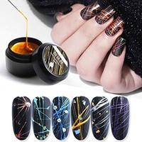 Gambar SPIDER GEL LINE painting gel polish / kutek gel jaring nailart - Hitam dari Finnynailss undefined 2 Tokopedia