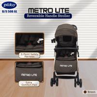 Gambar Stroller Pliko Metrolite BS508 / Metro lite / Kereta Dorong Bayi - Red dari FionnaShop undefined 3 Tokopedia