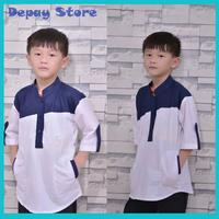 Gambar baju koko anak laki laki murah / baju muslim anak laki laki MUNTAZKID - Putih, M dari depay store undefined 1 Tokopedia