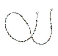 Gambar Rantai gantung / kalung tali masker kain / mutiara manik akrilik chain Biru Abu dari JpaolosShop undefined 2 Tokopedia