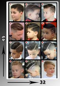 Gambar Poster Pangkas Rambut Barbershop Dan Salon Model Pria Terlaris N - Hitam, 32 X 49 CM dari nahda fashions undefined 1 Tokopedia