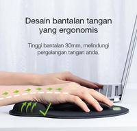 Gambar Robot RP02 with Ergonomic Wrist Rest Mousepad BANTAL Black Rubber dari Agen Aksesoris Hp undefined 2 Tokopedia