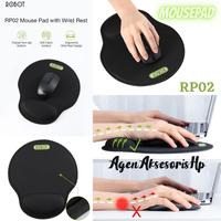 Gambar Robot RP02 with Ergonomic Wrist Rest Mousepad BANTAL Black Rubber dari Agen Aksesoris Hp undefined 1 Tokopedia