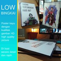 Gambar Hiasan Dinding Poster Kayu Christiano Ronaldo Dekorasi Kamar Walldecor - FBL001A, LOW dari tokodin.id undefined 4 Tokopedia