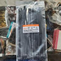 Gambar Kabel tis / Kabel ties / Cabel tie 4,8 mm x 20 cm (Nylon 66) isi 100 - Hitam dari TB CALVIN undefined 3 Tokopedia